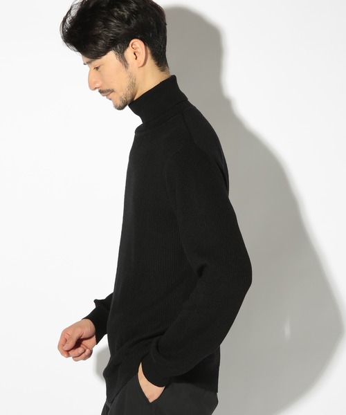 「UNION STATION」 タートルネックニット LL ベージュ メンズ_画像8