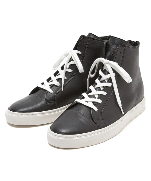 MSML ハイカットスニーカー 25cm ブラック×ホワイト メンズ : ZOZOTOWN