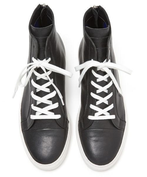 MSML ハイカットスニーカー 25cm ブラック×ホワイト メンズ : ZOZOTOWN