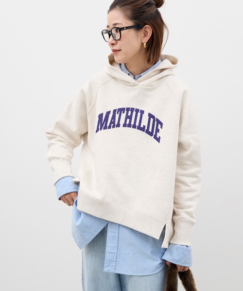 「MICA&DEAL」 プルオーバーパーカー FREE チャコールグレー レディース_画像4