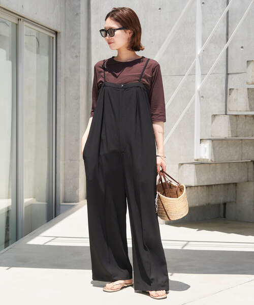 「SLOBE IENA」 半袖カットソー FREE ネイビー レディース_画像2