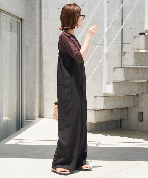 「SLOBE IENA」 半袖カットソー FREE ネイビー レディース_画像3