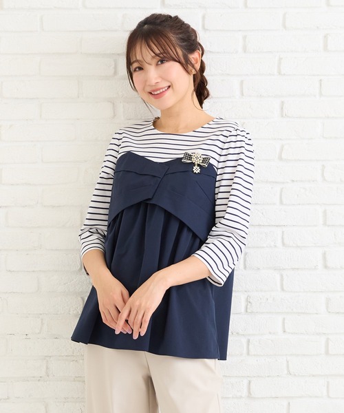 Rose Tiara（ローズティアラ） tシャツ 「人気デザイン」レイヤード風 