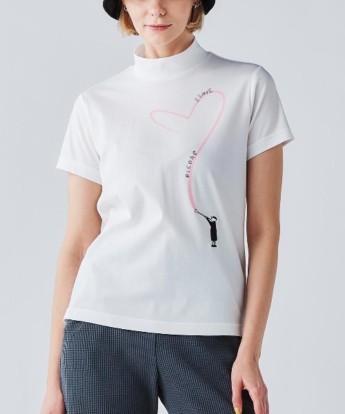 Picone CLUB（ピッコーネクラブ） tシャツ 半袖 ハートプリントプル