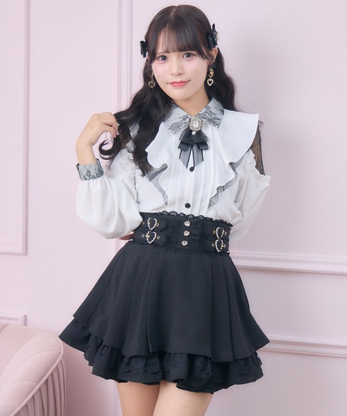 ROJITA（ロジータ） ブラウス シャツ 「revival」ラッフル肩開き