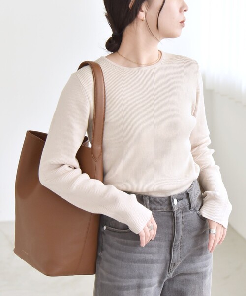 「quaranciel」 長袖ニット ONE SIZE ブラック レディース_画像5