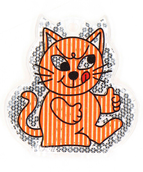DETAIL（ディテール） キーホルダー Cheeky Cat Reflector Midori