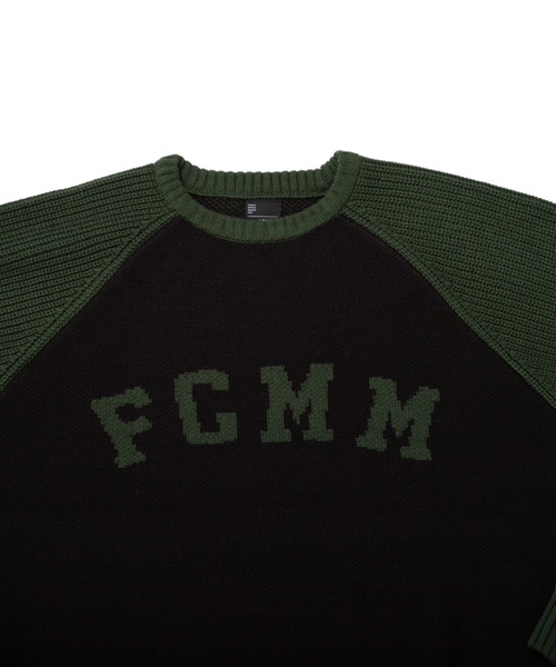 「FCMM」 長袖ニット LARGE ネイビー メンズ_画像3