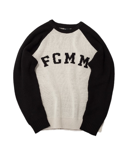 「FCMM」 長袖ニット LARGE ネイビー メンズ_画像4