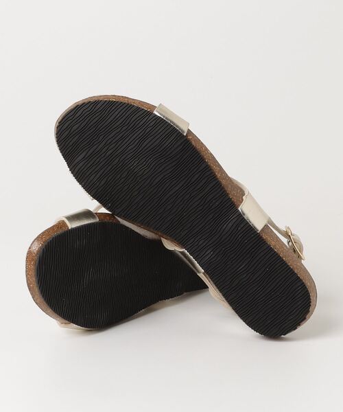 「PLAKTON」 フラットサンダル 38 レッド レディース_画像3