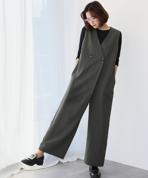 ELFRANK オールインワン FREE グレー レディース : ZOZOTOWN Yahoo!店 
