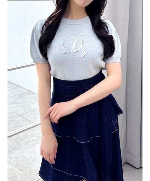 dazzlin（ダズリン） ニット セーター ロゴニットプルオーバー