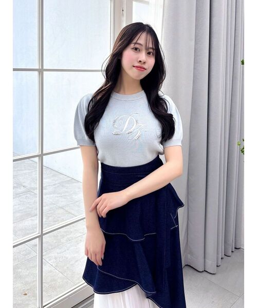 dazzlin♡大人気ニット！！！ dazzlin（ダズリン） ニット セーター ロゴニットプルオーバー