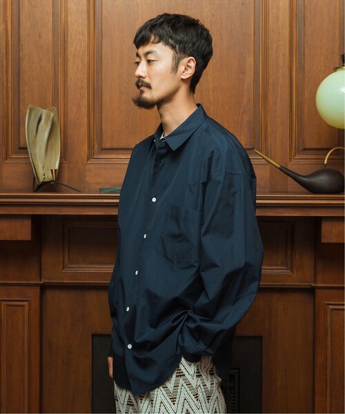 「THOMAS MASON」 長袖シャツ LARGE ブルー系その他2 メンズ_画像7