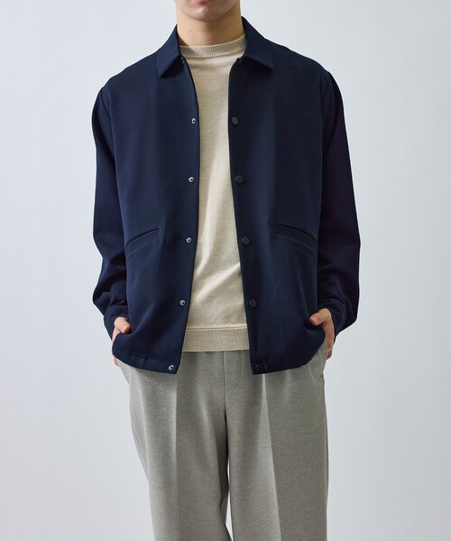 COACH コート 86641 46 メンズ アウター ウール ネイビー　正規品 LE CERCLE par rope' コート ジャケット 4WAYストレッチコーチ