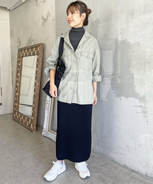 「Spick & Span」 長袖カットソー FREE チャコールグレー レディース_画像7