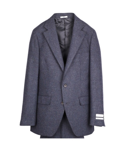 「SUIT SELECT」 スーツ AB5 ネイビー メンズの画像