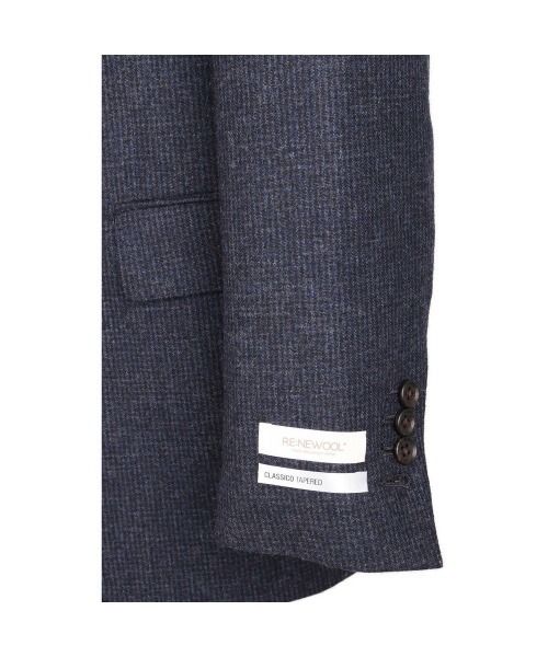 「SUIT SELECT」 スーツ AB5 ネイビー メンズの画像