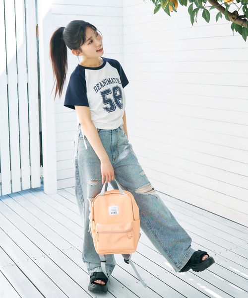 LOVETOXIC リュック 「LTXC」「容量7L」スクエアナイロンミニリュック