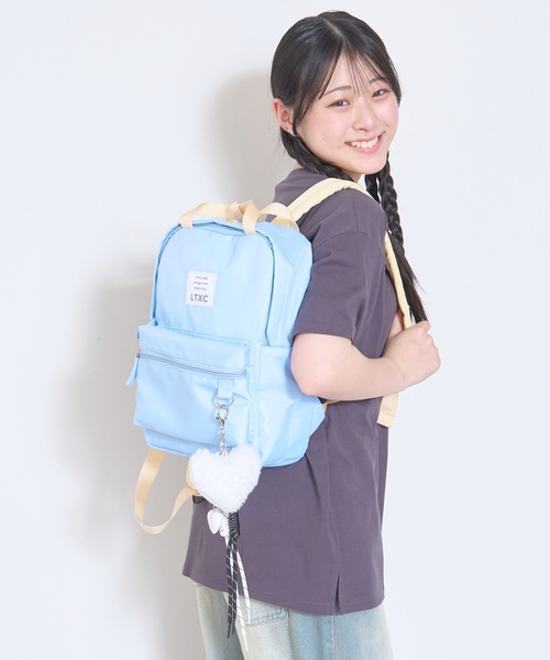 LOVETOXIC リュック 「LTXC」「容量7L」スクエアナイロンミニリュック