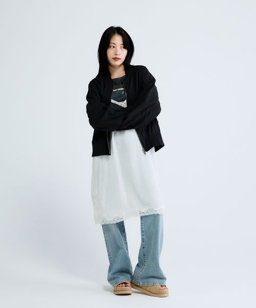 JEANASIS レース　キャミチュニック 受注生産》～4/17(金)12時59分まで【ミユキ企画】レースキャミ