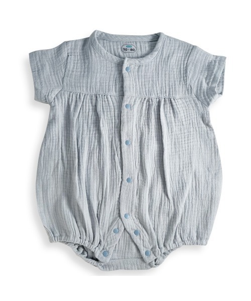 ベビー服 ロンパース 半袖ボディスーツ 3Dガーゼ : ZOZOTOWN Yahoo!店