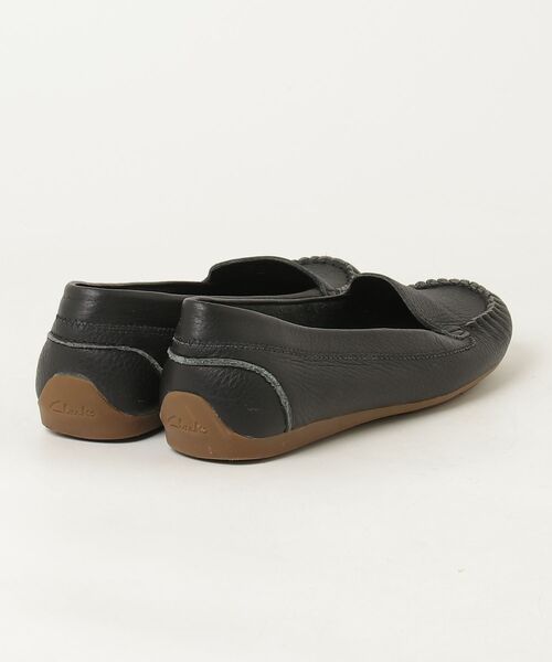 「Clarks」 フラットパンプス 4 ブラック レディース_画像2