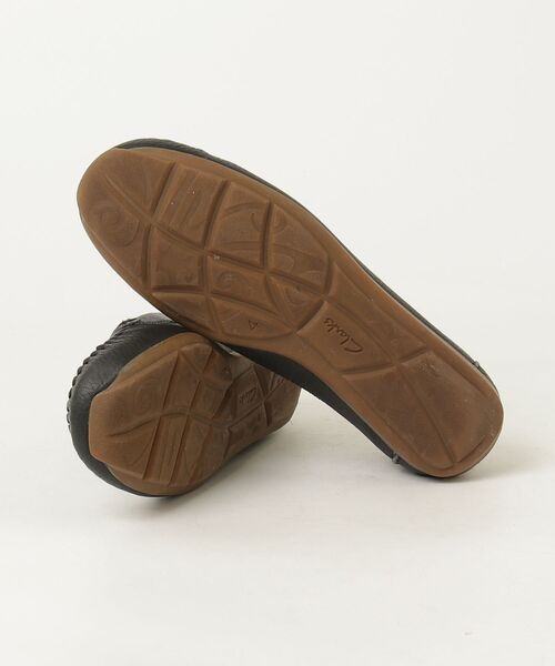 「Clarks」 フラットパンプス 4 ブラック レディース_画像3