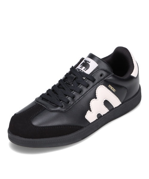 「moz」 ローカットスニーカー 23.5cm ブラック レディース_画像4