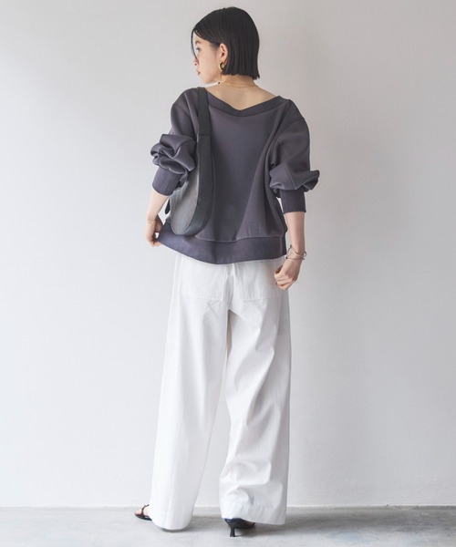 「DOUX ARCHIVES」 パンツ 38 ベージュ レディース_画像6