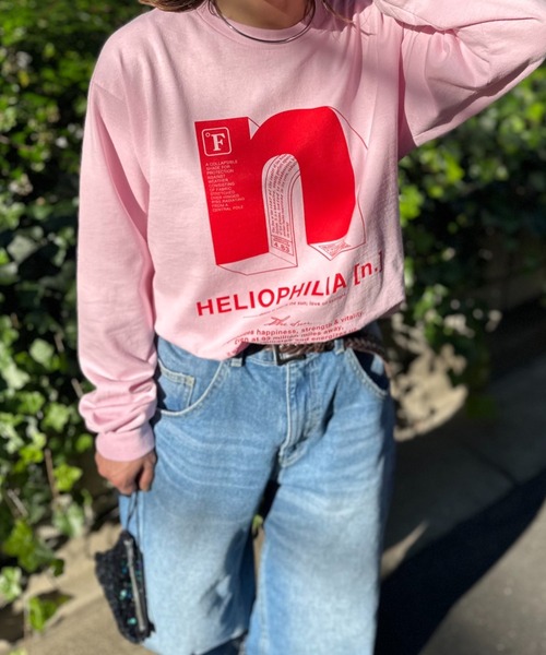 「mi via loca」 「GILDAN」長袖カットソー X-LARGE ブラック レディース_画像9