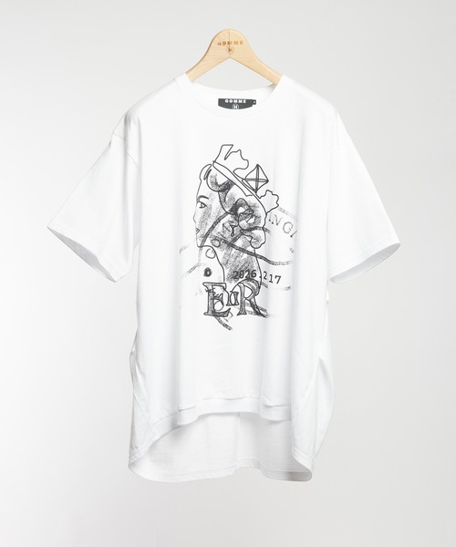 GOMME HOMME（ゴムオム） tシャツ エリザベスプリントT メンズ 