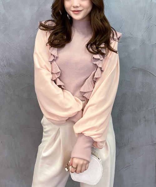 「EIMY ISTOIRE」 パンツ S アイボリー レディース_画像3