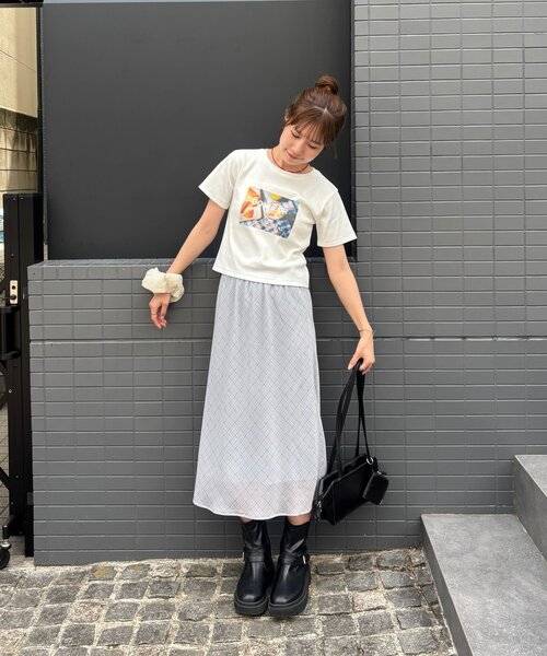 Discoat（ディスコート） tシャツ 「umm.」リブグラフィックアソートT