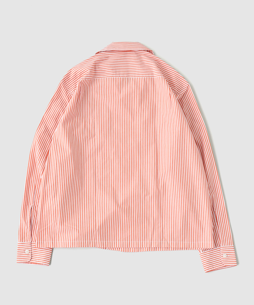 シャツ fursac (フルサック) Sucker Stripe Shirt メンズ レディースの画像