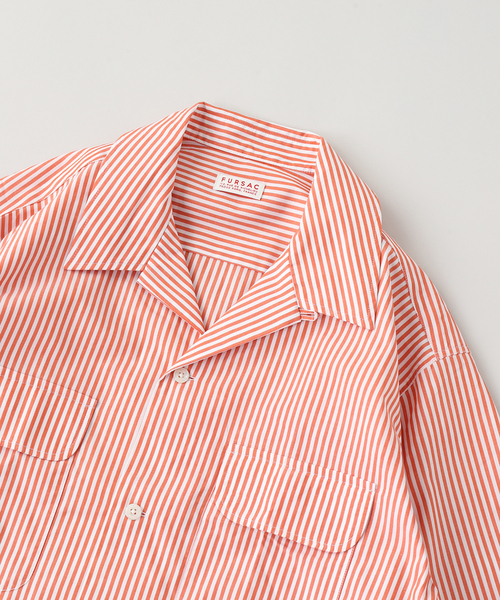 シャツ fursac (フルサック) Sucker Stripe Shirt メンズ レディースの画像