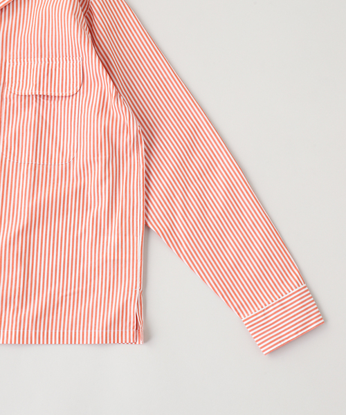 シャツ fursac (フルサック) Sucker Stripe Shirt メンズ レディースの画像