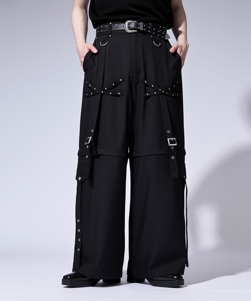 Ellno Loset（エルノロゼット） ワイドパンツ カーゴパンツ 「無味