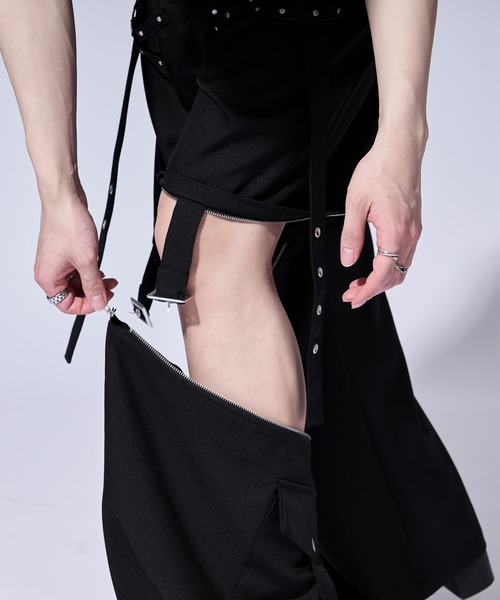 Ellno Loset（エルノロゼット） ワイドパンツ カーゴパンツ 「無味