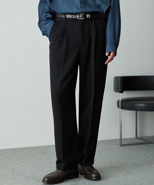 「EMMA CLOTHES」 スラックス L グレイッシュベージュ メンズ_画像2