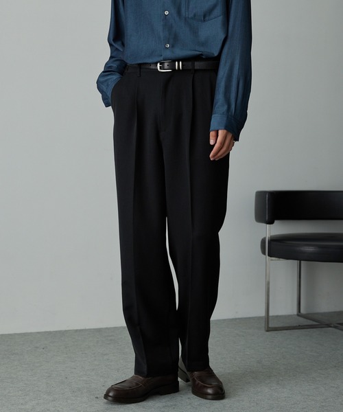 「EMMA CLOTHES」 スラックス L グレイッシュベージュ メンズ_画像3