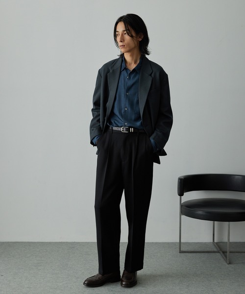 「EMMA CLOTHES」 スラックス L グレイッシュベージュ メンズ_画像6