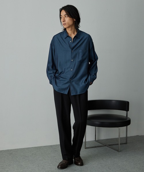 「EMMA CLOTHES」 スラックス L グレイッシュベージュ メンズ_画像9