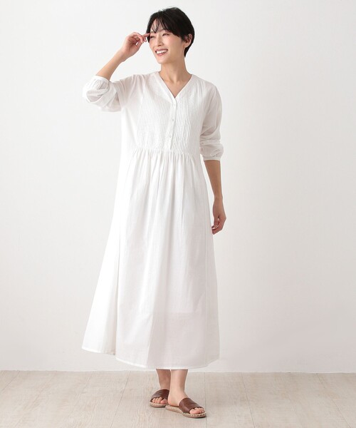 「Afternoon Tea」 長袖ワンピース MEDIUM ダークグレー レディース_画像2