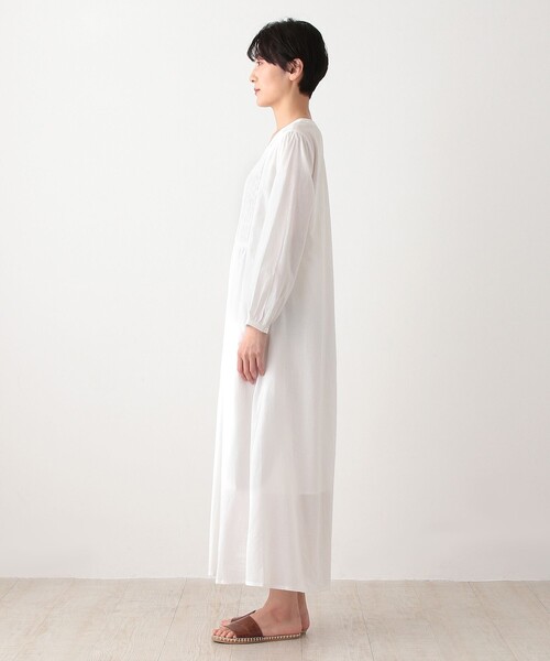 「Afternoon Tea」 長袖ワンピース MEDIUM ダークグレー レディース_画像4