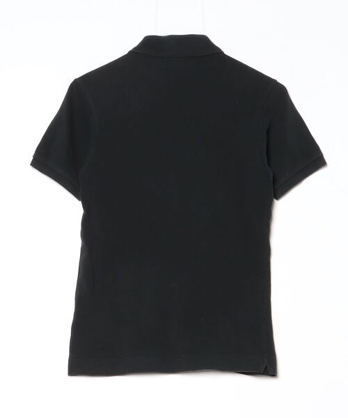 「LACOSTE」 半袖ポロシャツ 1 ブラック レディース_画像2