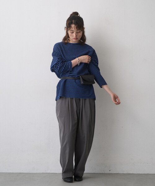 pois ポワ compact long tee コンパクトロングT ネイビー CIAOPANIC TYPY（チャオパニックティピー） tシャツ 「WEB限定