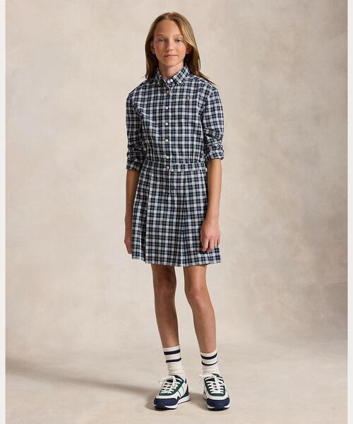 POLO RALPH LAUREN チェック柄ワンピース 130cm Polo Ralph Lauren Childrenswear ラルフローレン ワンピース チェック
