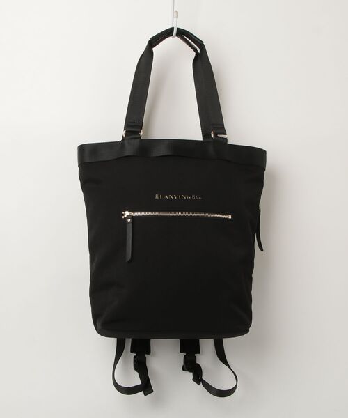 LANVIN en Bleu 「LANVIN Bleu」 リュック FREE ブラック レディース