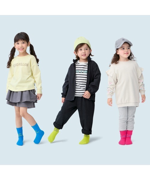 ハイソックス 靴下 ネオンカラーソックス3足セット キッズ 子供 男の子 女の子 | GITA | 03